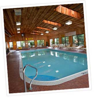 heated indoor swimming pool