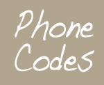 phone codes